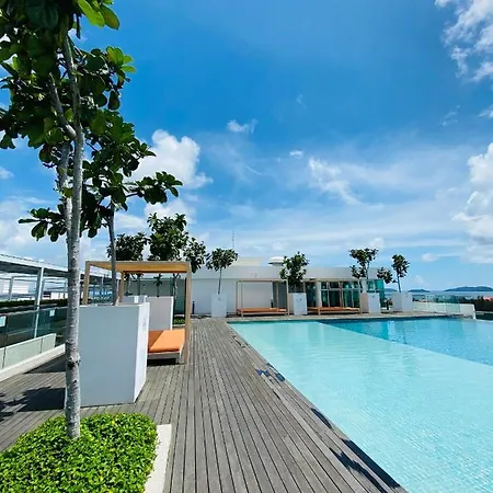 Jy Vacation Home New & Modern Suite Infinity Pool-Sutera Avenue Kota Kinabalu Bagian luar foto